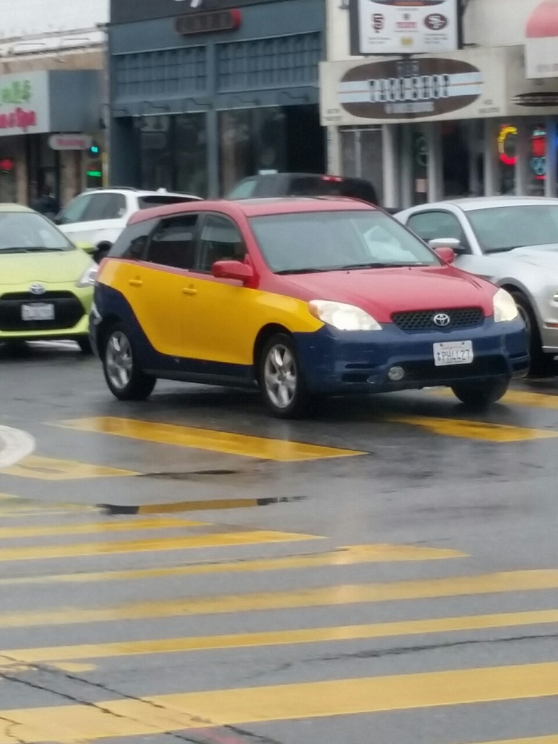 I mean WTF, I think it has purple heart plates too. Was this planned and paid for?
